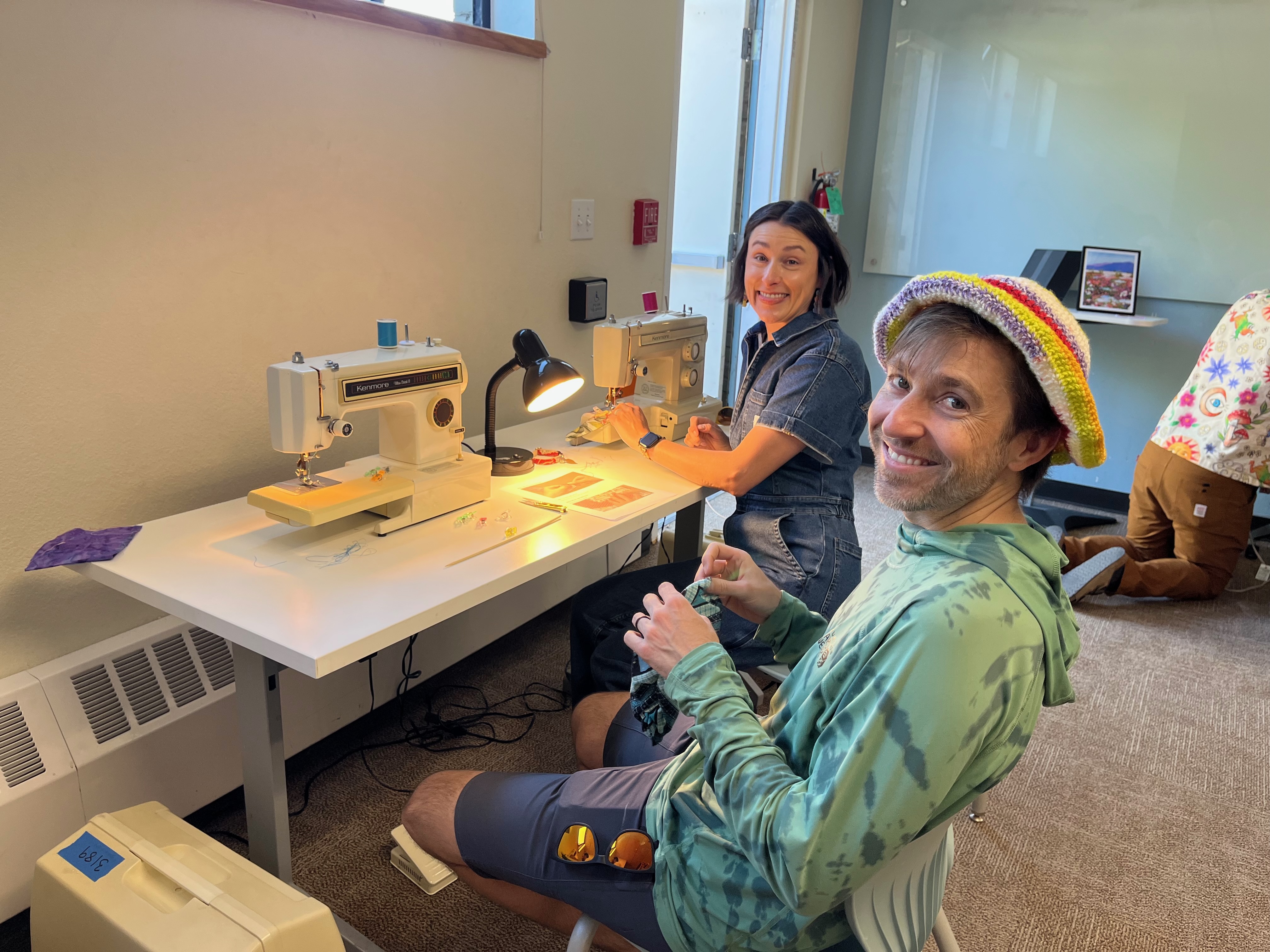 More students at work